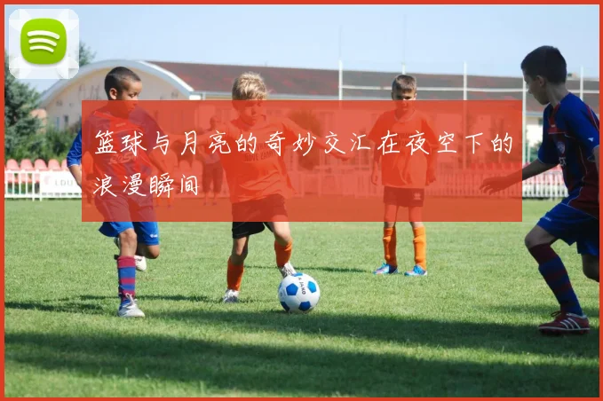 篮球与月亮的奇妙交汇在夜空下的浪漫瞬间